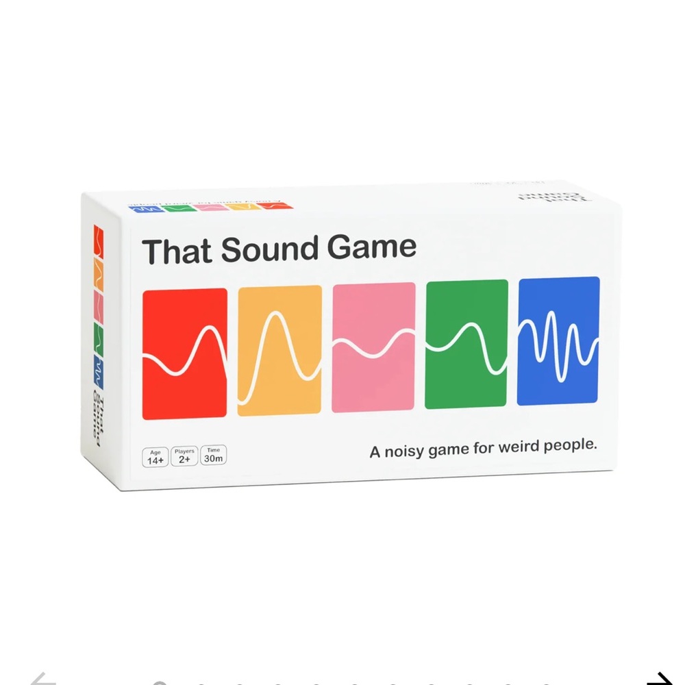 That Sound Game- A noisy game for weird people- BNWT